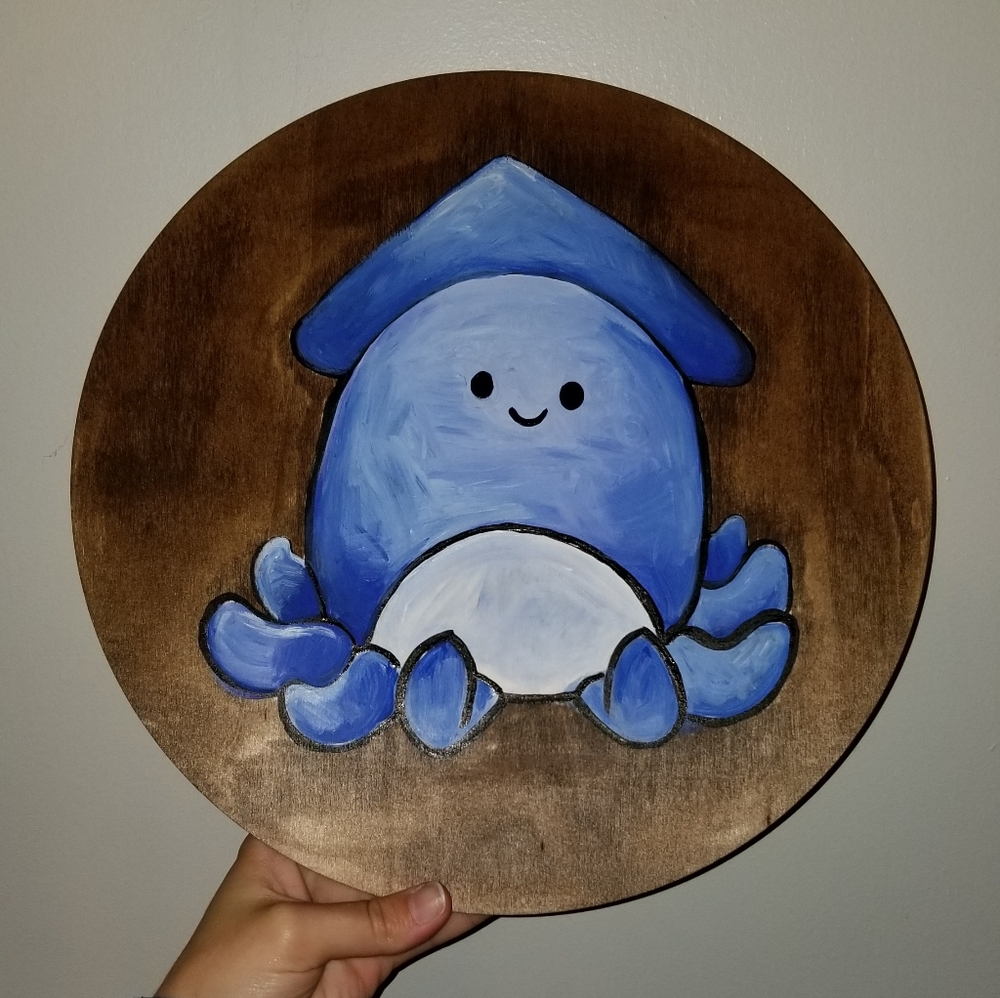 Painted squishmallow